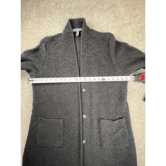 Lisa Rinna Collection Open Front Black Cardigan‎ Sweater Size Large - Picture 5 of 6